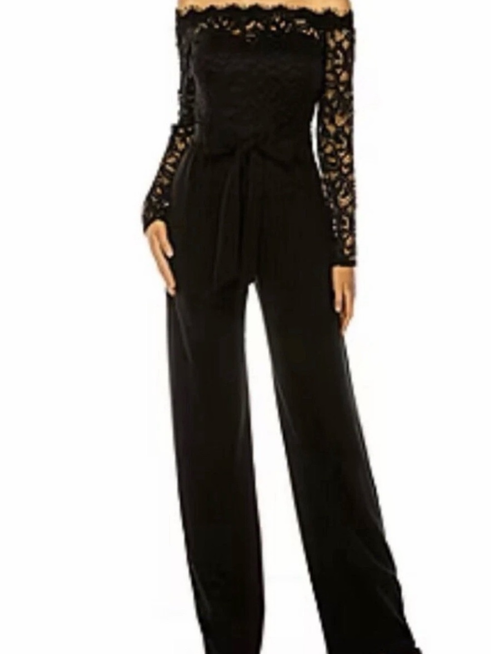 Premier Amour Off-shoulder Sequin Formal Jumpsuit Women's Size 12